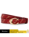 เข็มขัด COACH C7121 SIGNATURE BUCKLE BELT WITH HORSE AND CARRIAGE PRINT, 25 MM (IMBRDS) SIZE:S เข็มขัด COACH C7121 SIGNATURE BUCKLE BELT WITH HORSE AND CARRIAGE PRINT, 25 MM (IMBRDS) SIZE:S