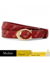 เข็มขัด COACH C7121 SIGNATURE BUCKLE BELT WITH HORSE AND CARRIAGE PRINT, 25 MM (IMBRDXL) SIZE: XL