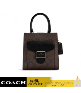 กระเป๋าสะพายข้าง COACH C7228 MINI PEPPER CROSSBODY IN SIGNATURE CANVAS (IMAA8)