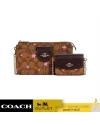 กระเป๋าสะพายข้าง COACH C7288 POPPY CROSSBODY IN SIGNATURE CANVAS WITH DISCO STAR PRINT (IME7V)