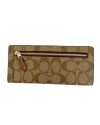 กระเป๋าใส่บัตร COACH C7305 SLIM WALLET IN SIGNATURE CANVAS WITH COACH RADIAL RAINBOW (IME7V)