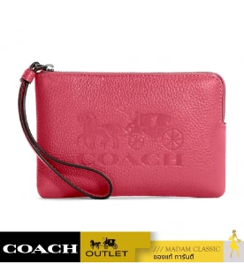 กระเป๋าคล้องมือ COACH C7420 CORNER ZIP WRISTLET WITH HORSE AND CARRIAGE (IMT9Z)