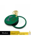 พวงกญแจ COACH C7754 MIRROR BAG CHARM WITH DIARY EMBROIDERY (IMGRN)