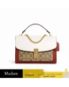 กระเป๋าสะพาย COACH C8207 LANE SHOULDER BAG IN COLORBLOCK SIGNATURE CANVAS (IMLOT)