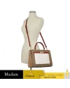 กระเป๋าสะพาย COACH C8208 LANE CARRYALL IN COLORBLOCK SIGNATURE CANVAS (IMLOT)