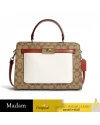 กระเป๋าสะพาย COACH C8208 LANE CARRYALL IN COLORBLOCK SIGNATURE CANVAS (IMLOT)