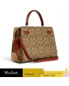 กระเป๋าสะพาย COACH C8208 LANE CARRYALL IN COLORBLOCK SIGNATURE CANVAS (IMLOT)