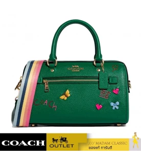 กระเป๋าสะพาย COACH C8280 ROWAN SATCHEL WITH DIARY EMBROIDERY WITH DIARY EMBROIDERY (IMGRU)