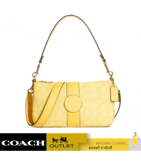 กระเป๋าสะพาย COACH C8306 LONNIE BAGUETTE IN SIGNATURE JACQUARD (IMS9V)