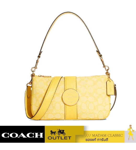 กระเป๋าสะพาย COACH C8306 LONNIE BAGUETTE IN SIGNATURE JACQUARD (IMS9V)