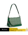 กระเป๋าสะพายข้าง COACH C8306 LONNIE BAGUETTE IN SIGNATURE JACQUARD (SVGN)