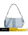 กระเป๋าสะพายข้าง COACH C8306 LONNIE BAGUETTE IN SIGNATURE JACQUARD (SVS9X)