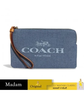 COACH C8311 LARGE CORNER ZIP WRISTLET WITH COACH (IMDEN)