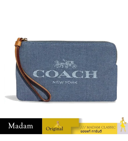 COACH C8311 LARGE CORNER ZIP WRISTLET WITH COACH (IMDEN) COACH C8311 LARGE CORNER ZIP WRISTLET WITH COACH (IMDEN)