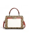 กระเป๋าสะพาย COACH C8318 MINI LANE TOP HANDLE IN COLORBLOCK SIGNATURE CANVAS (IMLOT)