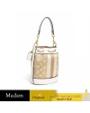 กระเป๋าสะพายข้าง COACH C8322 MINI DEMPSEY BUCKET BAG IN SIGNATURE JACQUARD WITH STRIPE AND COACH PATCH (IMDQC) กระเป๋าสะพายข้าง COACH C8322 MINI DEMPSEY BUCKET BAG IN SIGNATURE JACQUARD WITH STRIPE AND COACH PATCH (IMDQC)