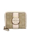 กระเป๋าสตางค์ COACH C8323 LONNIE SMALL ZIP AROUND WALLET IN SIGNATURE JACQUARD (IMDQC)