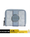 กระเป๋าสตางค์ COACH C8323 LONNIE SMALL ZIP AROUND WALLET IN SIGNATURE JACQUARD (SVS9X)