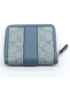 กระเป๋าสตางค์ COACH C8323 LONNIE SMALL ZIP AROUND WALLET IN SIGNATURE JACQUARD (SVS9X)