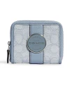 กระเป๋าสตางค์ COACH C8323 LONNIE SMALL ZIP AROUND WALLET IN SIGNATURE JACQUARD (SVS9X)