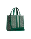 กระเป๋าสะพาย COACH C8417 DEMPSEY TOTE 22 IN SIGNATURE JACQUARD WITH STRIPE AND COACH PATCH (SVEZ)