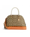 กระเป๋าสะพายข้าง COACH C8499 KATY SATCHEL IN SIGNATURE CANVASS (IME7V)