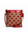 กระเป๋าสะพายข้าง COACH C8549 KITT MESSENGER CROSSBODY IN SIGNATURE CANVAS WITH HEART PRINT (B4P22)