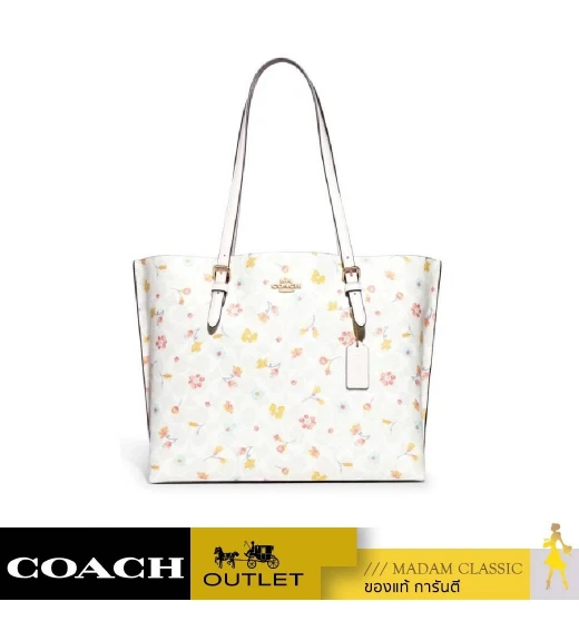 กระเป๋าสะพาย COACH C8612 MOLLIE TOTE IN SIGNATURE CANVAS WITH MYSTICAL FLORAL PRINT (IMCAH)