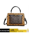 กระเป๋าสะพาย COACH C8688 MINI LANE TOP HANDLE IN BLOCKED SIGNATURE CANVAS (IMNOX)