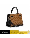 กระเป๋าสะพาย COACH C8688 MINI LANE TOP HANDLE IN BLOCKED SIGNATURE CANVAS (IMNOX) กระเป๋าสะพาย COACH C8688 MINI LANE TOP HANDLE IN BLOCKED SIGNATURE CANVAS (IMNOX)