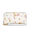 กระเป๋าสตางค์ COACH C8695 LONG ZIP AROUND WALLET IN SIGNATURE CANVAS WITH MYSTICAL FLORAL PRINT (IMCAH)