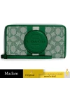 กระเป๋าสตางค์คล้องมือ COACH C9073 DEMPSEY LARGE PHONE WALLET IN SIGNATURE JACQUARD WITH STRIPE AND COACH PATCH (SVGN)