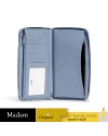 กระเป๋าสตางค์คล้องมือ COACH C9073 DEMPSEY LARGE PHONE WALLET IN SIGNATURE JACQUARD WITH STRIPE AND COACH PATCH (SVS9X)