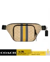 กระเป๋าคาดอก COACH C9364 THOMPSON BELT BAG IN SIGNATURE JACQUARD WITH VARSITY STRIPE (QBTTZ)