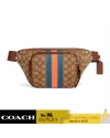 กระเป๋าคาดอก COACH C9364 THOMPSON BELT BAG IN SIGNATURE JACQUARD WITH VARSITY STRIPE (QBUC5)