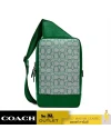 กระเป๋าคาดอก COACH C9609 TURNER PACK IN SIGNATURE JACQUARD (QBGRN)