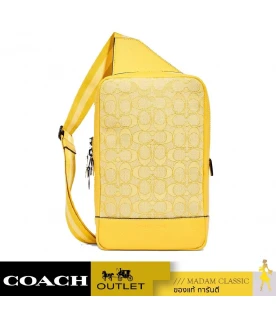 กระเป๋าคาดอก COACH C9609 TURNER PACK IN SIGNATURE JACQUARD (QBS9V)