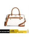 กระเป๋าสะพายข้าง COACH CA149 ROWAN SATCHEL IN BLOCKED SIGNATURE CANVAS (IMRFI)