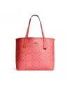 กระเป๋าสะพายไหล่ COACH CA157 TOTE IN BLOCKED SIGNATURE CANVAS (IMQRI)