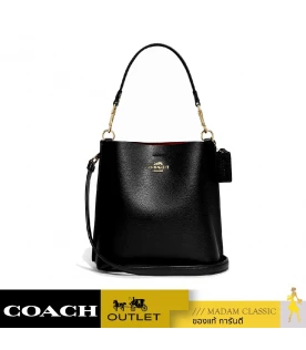 กระเป๋าสะพายข้าง COACH CA177 MOLLIE BUCKET 22 (IMBLK)