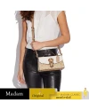 กระเป๋าสะพายข้าง COACH CA427 KLEO TOP HANDLE IN BLOCKED SIGNATURE CANVAS (IMOTV)
