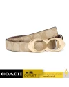 เข็มขัด COACH CA516 SIGNATURE BUCKLE BELT (IMBDXL)