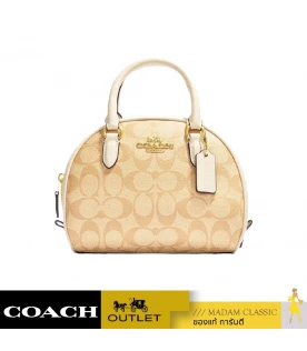 กระเป๋าสะพายข้าง COACH CA591 SYDNEY SATCHEL IN SIGNATURE CANVAS (IMDQC)