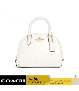 กระเป๋าสะพายข้าง COACH CA591 SYDNEY SATCHEL IN SIGNATURE CANVAS (IMRFF)