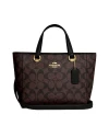 กระเป๋าสะพายข้าง COACH CA613ALICE SATCHEL IN SIGNATURE CANVAS (IMAA8)