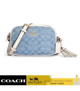 กระเป๋าสะพายข้าง COACH CA732 MINI JAMIE CAMERA BAG IN SIGNATURE CHAMBRAY (IMUDY)