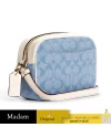กระเป๋าสะพายข้าง COACH CA732 MINI JAMIE CAMERA BAG IN SIGNATURE CHAMBRAY (IMUDY)