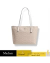 กระเป๋าสะพายไหล่ COACH CBT20  ZIP TOP TOTE BAG IN SIGNATURE CANVAS  (IMXDM)