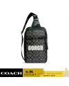 กระเป๋าคาดอก COACH CE522 WESTWAY PACK IN COLORBLOCK SIGNATURE CANVAS WITH COACH PATCH (QBV1A)