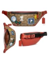 กระเป๋าคาดอกคาดเอว COACH CE541 COACH X PEANUTS WARREN BELT BAG IN SIGNATURE CANVAS WITH PATCHES (QBE7V)